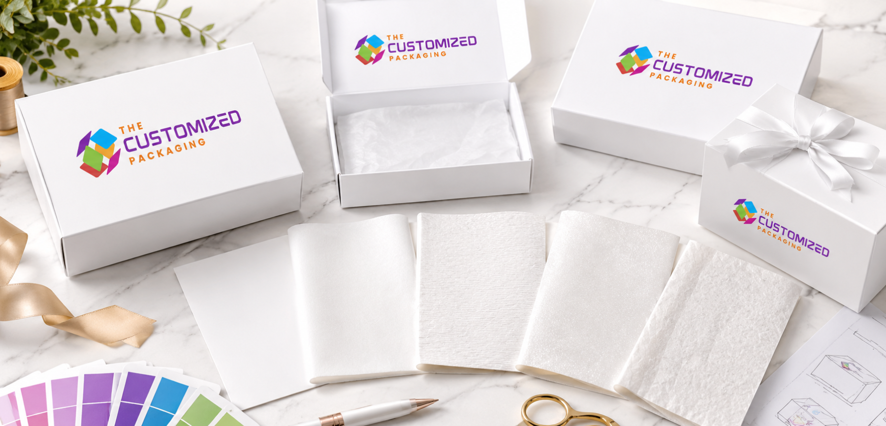 Popular Styles of Custom White Rigid Gift Boxes